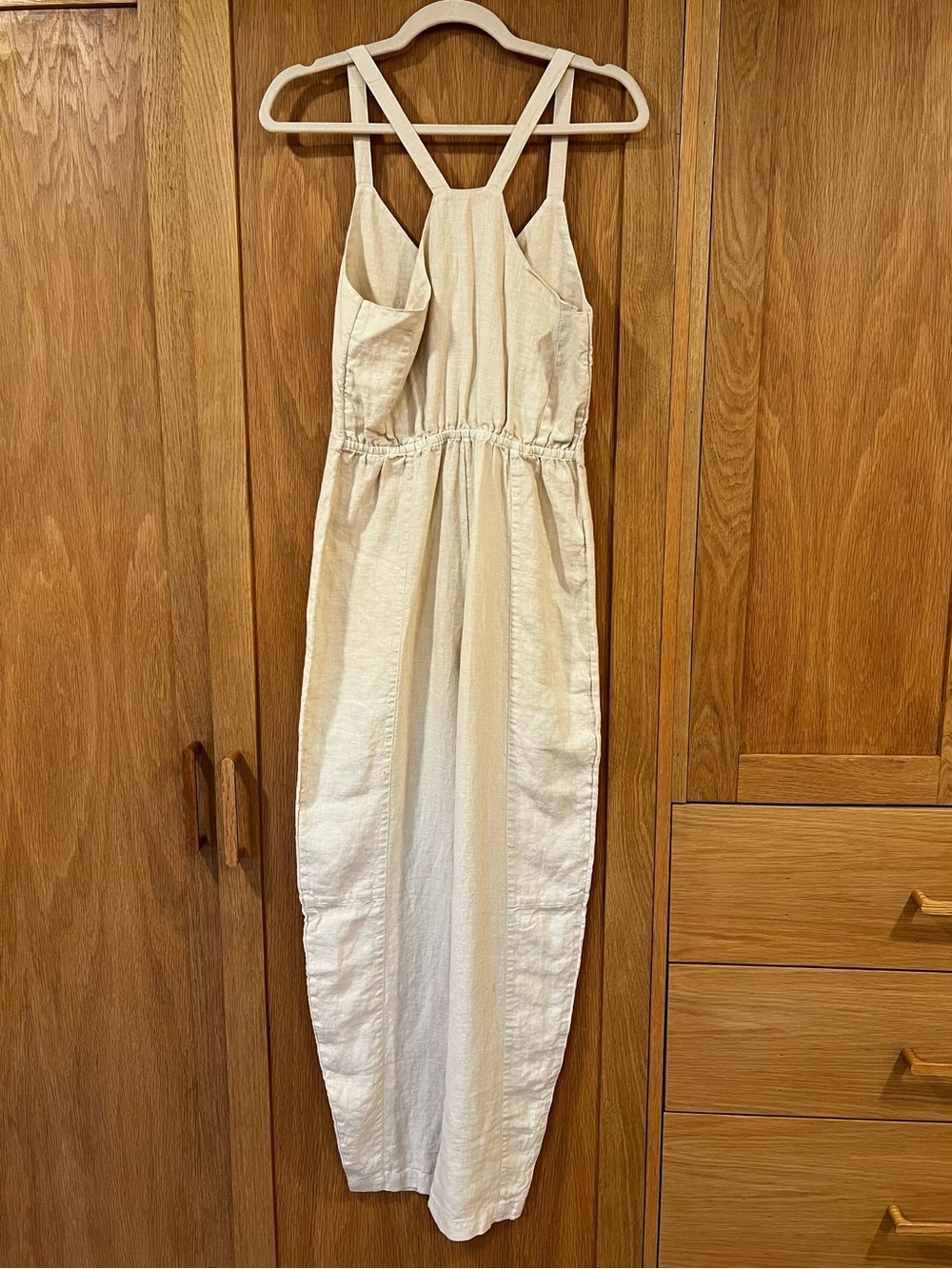 Mate the Label Organic Pearl Jumpsuit Bone Size Small Beach Contemporary Chic - Picture 4 of 6